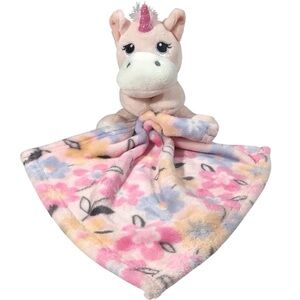 Little Beginnings Unicorn Lovey Security Blanket Pink Stuffed Animal Plush